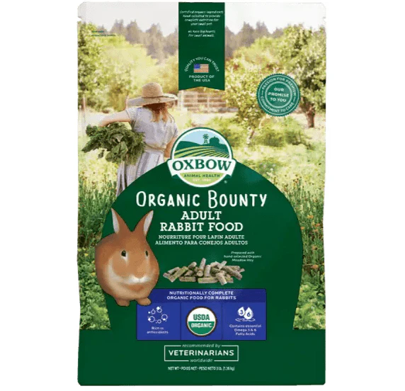Oxbow ORGANIC BOUNTY Adult Rabbit Food Pellets 1.36kg