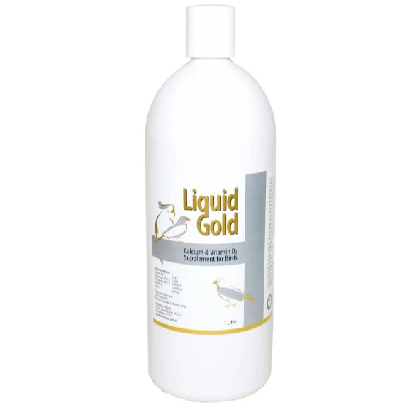 Passwell Liquid Gold Calcium & Vitamin D3 Supplement for Birds