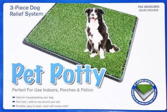 Pet Potty Patch 3 Layer Toilet Tray System (51 x 76cm)