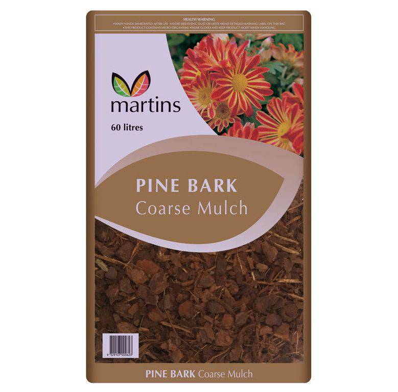 Martins Pine Bark Mulch 50 Litres COARSE GRADE