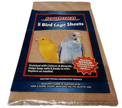 Probird Bird Cage Sand Sheets 5pk