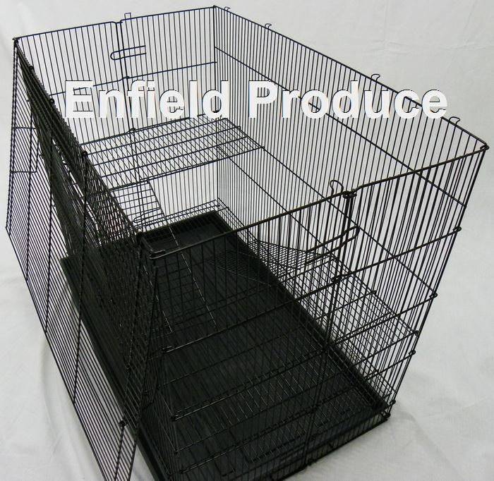 Medium Rat Cage - Black (60 cm) - Image 4