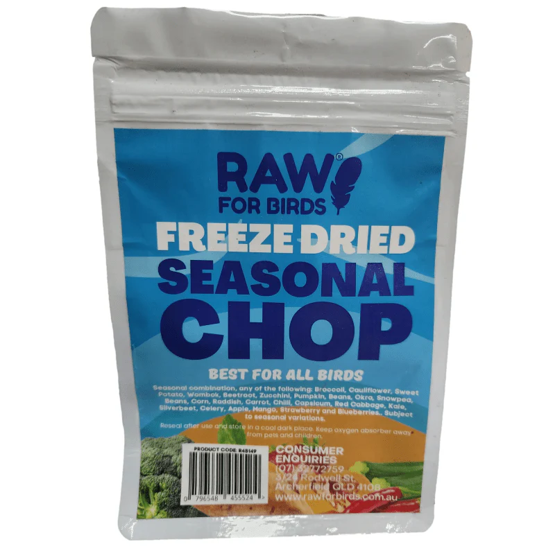 Raw For Birds Freeze Dried Seasonal Chop