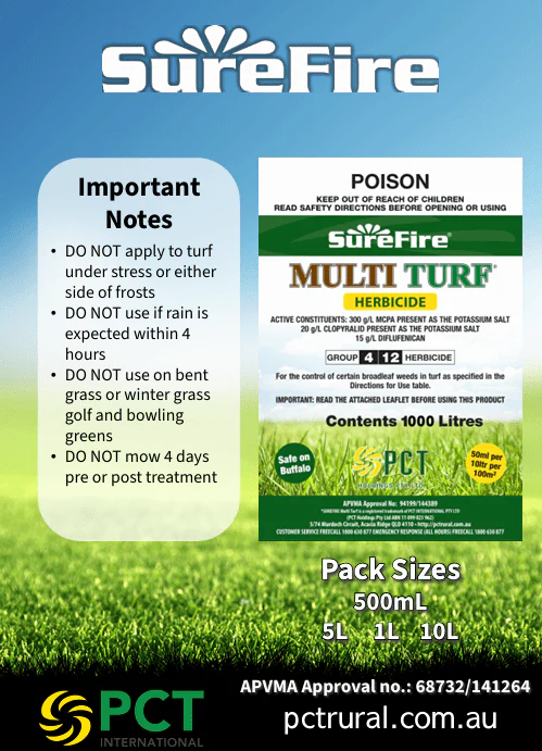 Surefire Multi Turf Herbicide (For Buffalo Lawns) - Image 3