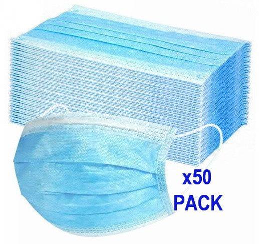 Surgical Face Masks Disposable 3Ply (FFP 3 EN Standard) 50 Pack
