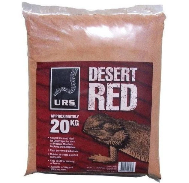 URS Desert Red Reptile Sand 20kg (Approximately)