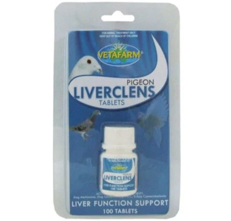 Vetafarm Pigeon Liverclens Tabs 100pk