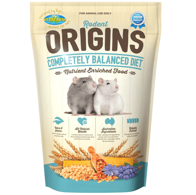 Vetafarm Rodent Origins Complete Diet | Rat & Mouse Food
