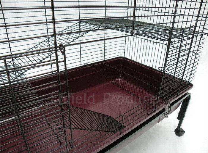 XL Ferret & Rabbit Hutch on Wheels - Image 4
