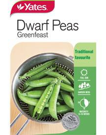 Yates Dwarf Peas - Greenfeast (Autumn Lines)